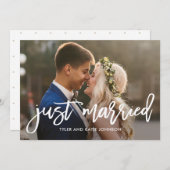 Ankündigung einer farbenfrohen Hochzeitsfeier (Vorne/Hinten)