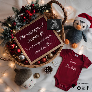 Ankündigung einer festlichen Weihnachtskorbschwang