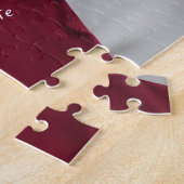 Ankündigung einer festlichen Weihnachtskorbschwang Puzzle (Seite)