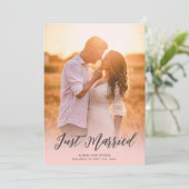 Ankündigung einer Hochzeit auf zwei Seiten des Per (Stehend Vorderseite)