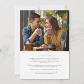 Ankündigung einer Hochzeit auf zwei Seiten des Per (Rückseite)