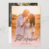 Ankündigung einer Hochzeit auf zwei Seiten des Per (Vorne/Hinten)