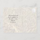 Ankündigung einer Hochzeit des Big Sand Dollar Bea (Rückseite)