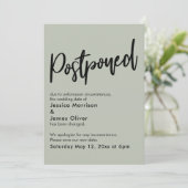 Ankündigung einer Hochzeit mit einer einfachen Sei (Stehend Vorderseite)