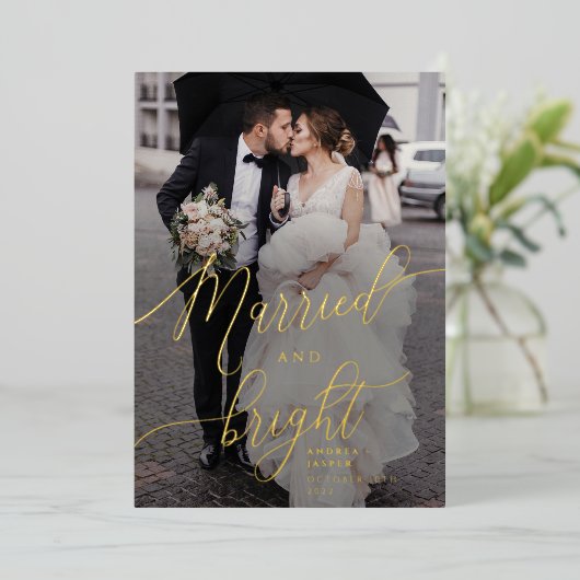 Ankündigung einer Hochzeit mit verheirateten und s (Stehend vorne)