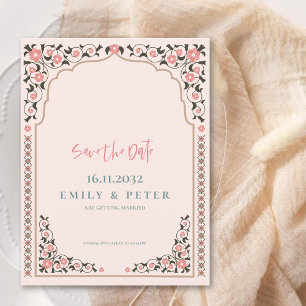 Ankündigung einer Hochzeit Vintager Orientalischer
