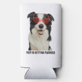 Ankündigung einer Hochzeit von Haustieren oder Kat Selters Dosenkühler (Rückseite)