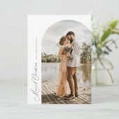 Ankündigung einer Hochzeitsfeier (Stehend Vorderseite)