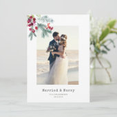 Ankündigung einer Hochzeitsfeier (Stehend Vorderseite)