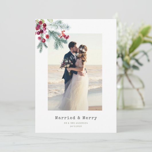 Ankündigung einer Hochzeitsfeier (Stehend Vorderseite)