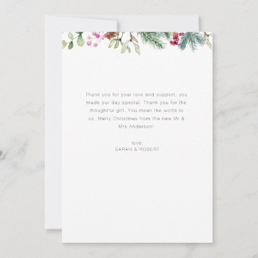 Ankündigung einer Hochzeitsfeier (Rückseite)