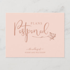 Ankündigung einer Hochzeitsfeier für Rose Postkarte