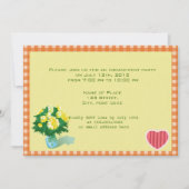 Ankündigung einer Hochzeitsfeier im Landhausstil (Vorderseite)