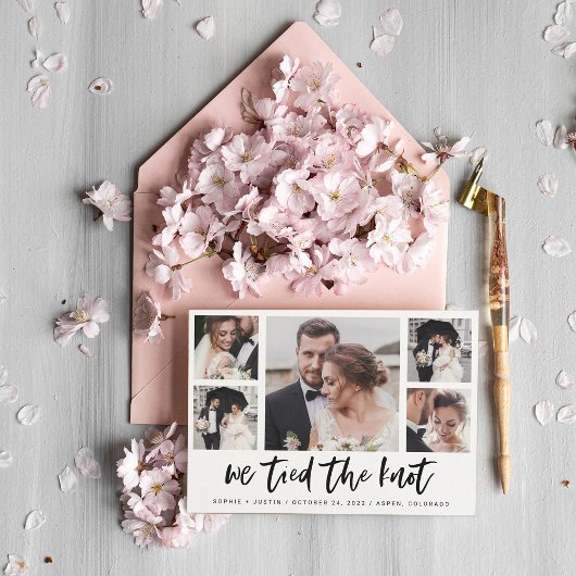 Ankündigung einer Hochzeitskampagne für lässiges S