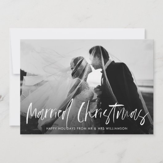 Ankündigung einer Hochzeitsreise (Vorderseite)