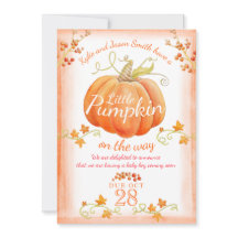 Ankündigung einer kleinen Kürbis-Wasserfarbe