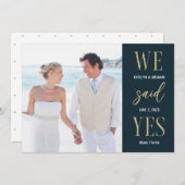 Ankündigung einer modernen Farbhochzeitung (Vorne/Hinten)