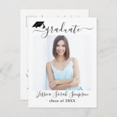 Ankündigung einer modernen Minimalistisch Graduier (Vorne/Hinten)