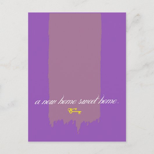 Ankündigung einer neuen Adresse (Vorderseite)