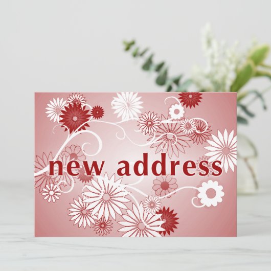 Ankündigung einer neuen Adresse (Stehend Vorderseite)