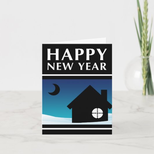 Ankündigung einer neuen Adresse für glückliches ne (Vorderseite)