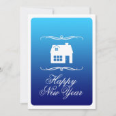 Ankündigung einer neuen Adresse für glückliches ne (Vorderseite)