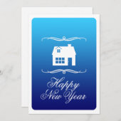 Ankündigung einer neuen Adresse für glückliches ne (Vorne/Hinten)