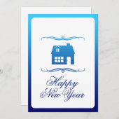 Ankündigung einer neuen Adresse für glückliches ne (Vorne/Hinten)