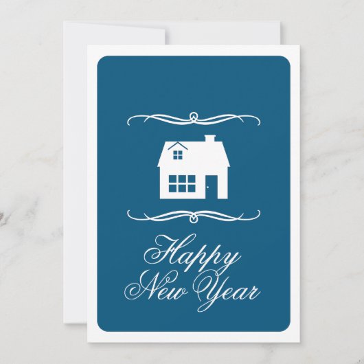 Ankündigung einer neuen Adresse für glückliches ne (Vorderseite)