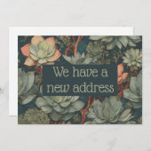 Ankündigung einer neuen Adresse | Grüne sukkuläre (Vorne/Hinten)