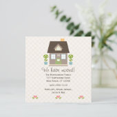 Ankündigung einer neuen Adresse im mit Monogramm H (Stehend Vorderseite)