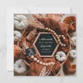 Ankündigung einer niedlichen Herbstschwangerschaft (Vorderseite)