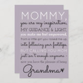 Ankündigung einer Niedlichen Schwangerschaft von M (Vorne/Hinten)