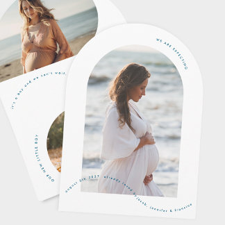 Ankündigung einer Schwangerschaft durch Foto