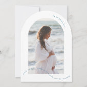 Ankündigung einer Schwangerschaft durch Foto (Vorderseite)