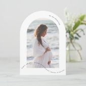 Ankündigung einer Schwangerschaft für Kleinkinder (Stehend Vorderseite)