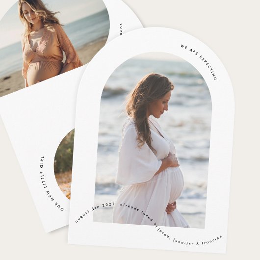 Ankündigung einer Schwangerschaft für Kleinkinder