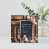 Ankündigung einer Schwangerschaft im Western (Stehend Vorderseite)