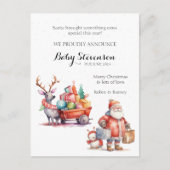 Ankündigung einer Schwangerschaft mit niedlicher A (Vorderseite)