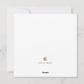 Ankündigung einer Schwangerschaft mit niedlicher A (Rückseite)