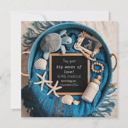 Ankündigung einer Schwangerschaft unter dem Blickw (Vorderseite)