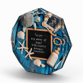 Ankündigung einer Schwangerschaft unter dem Blickw Fotoblock (Rechts)