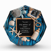 Ankündigung einer Schwangerschaft unter dem Blickw Fotoblock (Vorderseite)