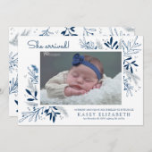 Ankündigung einer süßen Anreise | Winterzweige (Vorne/Hinten)