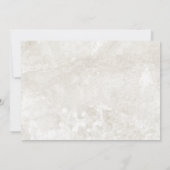 Ankündigung einer Tropical White Orchid Hochzeit (Rückseite)