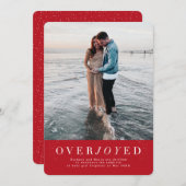 Ankündigung einer überglücklichen Rotschwangerscha (Vorne/Hinten)