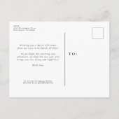 Ankündigung einer überglücklichen Schwangerschaft (Rückseite)