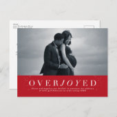 Ankündigung einer überglücklichen Urlaubsschwanger (Vorne/Hinten)