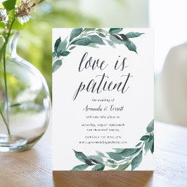 Ankündigung einer unzähligen Foliage Wedding Postp