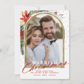 Ankündigung einer verheirateten Weihnachtsfeier (Vorderseite)